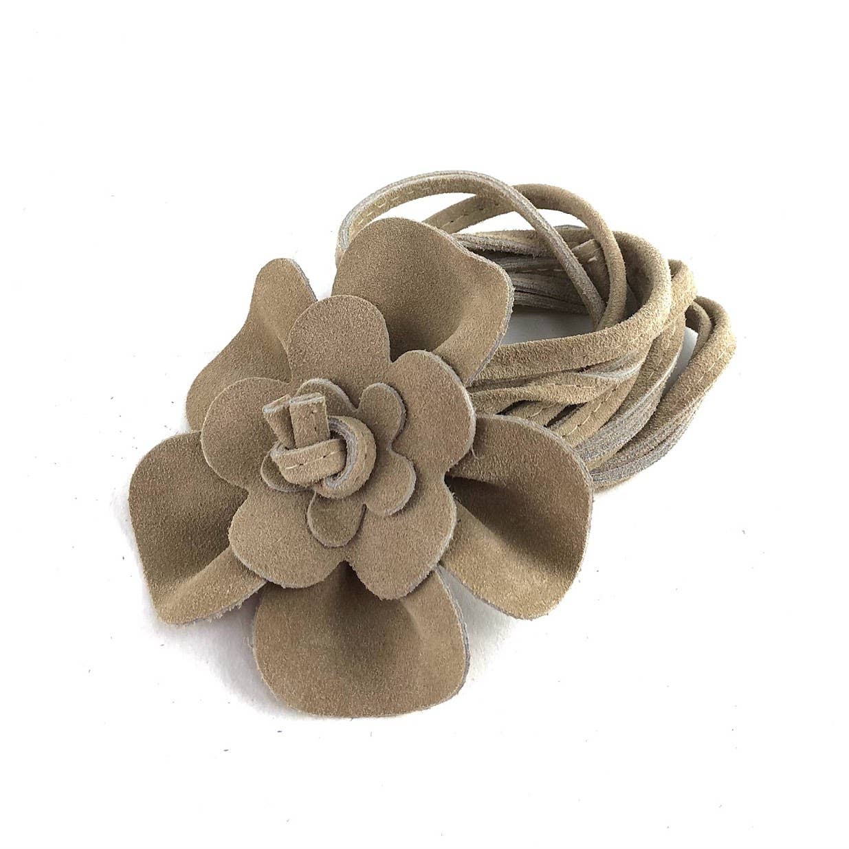 MILANO AMOUR - Wholesale Belt - Women's - BELT FLOWER MEDIUM SUEDE4