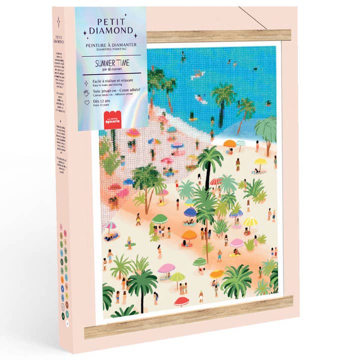 Diamond Painting Kit - Summer Time by Melisa Bilgici for wholesale by La Petite Épicerie