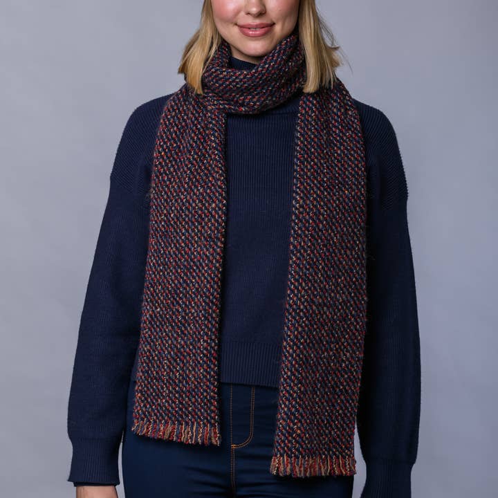 Mucros Weavers - Wholesale Scarf - Unisex - Atlantic Scarf AT8