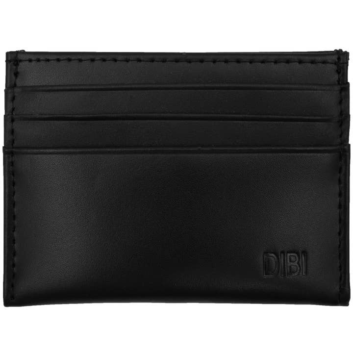 Black Slim Leather Wallet for wholesale by DIBI