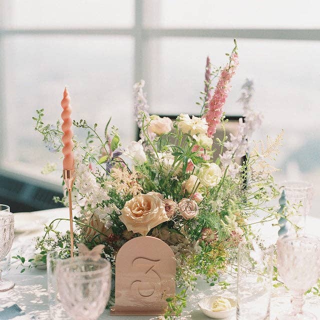 LA AROMA CANDLE CO. - Wholesale Tapered Candle/Candlestick - Swirl Taper Candles (A Pair)6