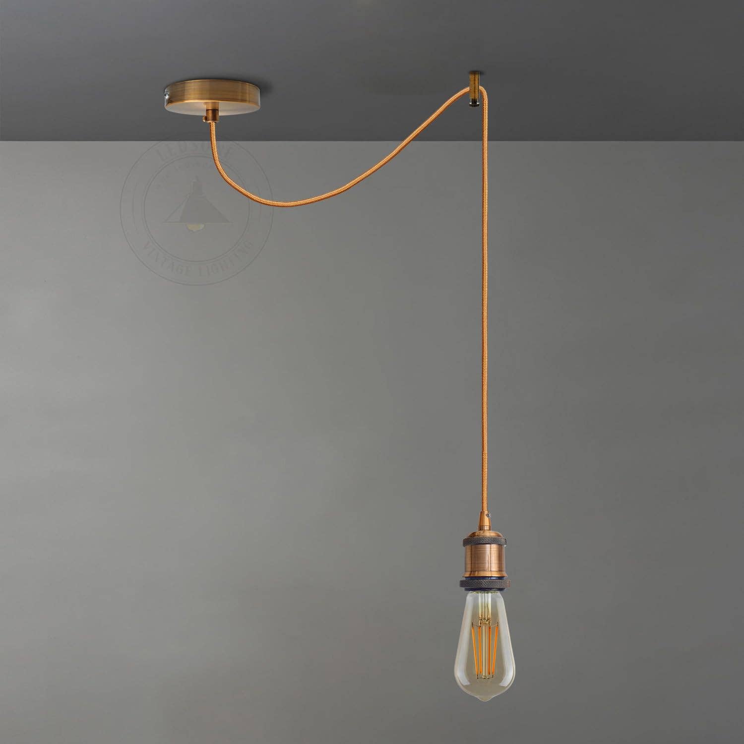 Ledsone – wholesale Chandelier/hanging light – Industrial Vintage Ceiling Hanging Lighting Kit3
