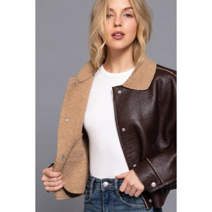 HiteJeans - Wholesale Jacket - Women's - FAUX LEATHER FUR JACKET13