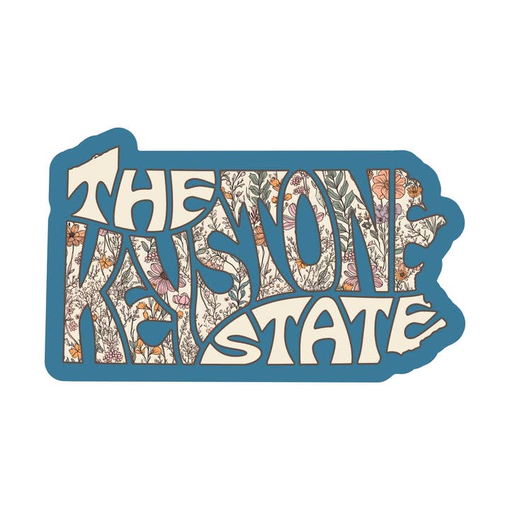 Pennsylvania Pittsburgh Scranton High Quality Vinyl Sticker for wholesale by Juju and Moxie