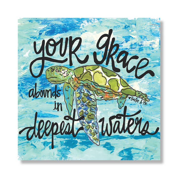 Sea Turtle - Wrapped Canvas for wholesale by Baxter & Me