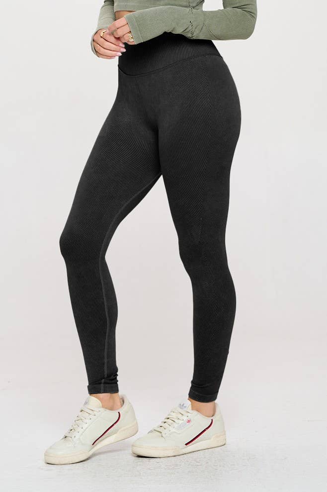 otos active - Vente Legging de sport/d'intérieur – femme - Leggings sans couture effet délavé1