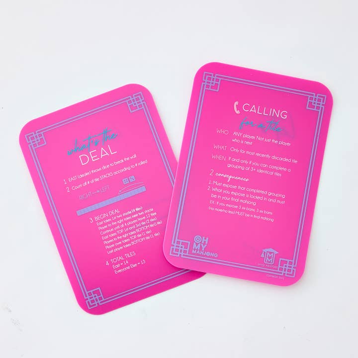 Oh My Mahjong - Wholesale Card Game - Pink Shufflers0