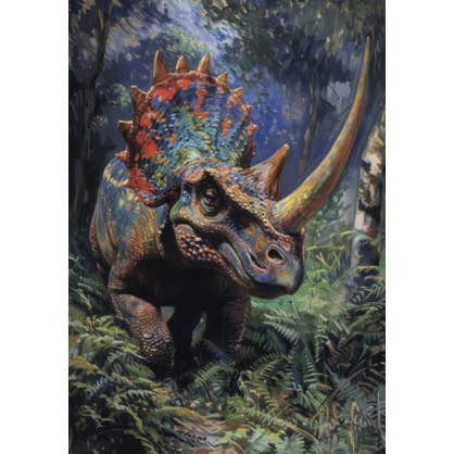 Chasmosaurus Card for wholesale by ikonink