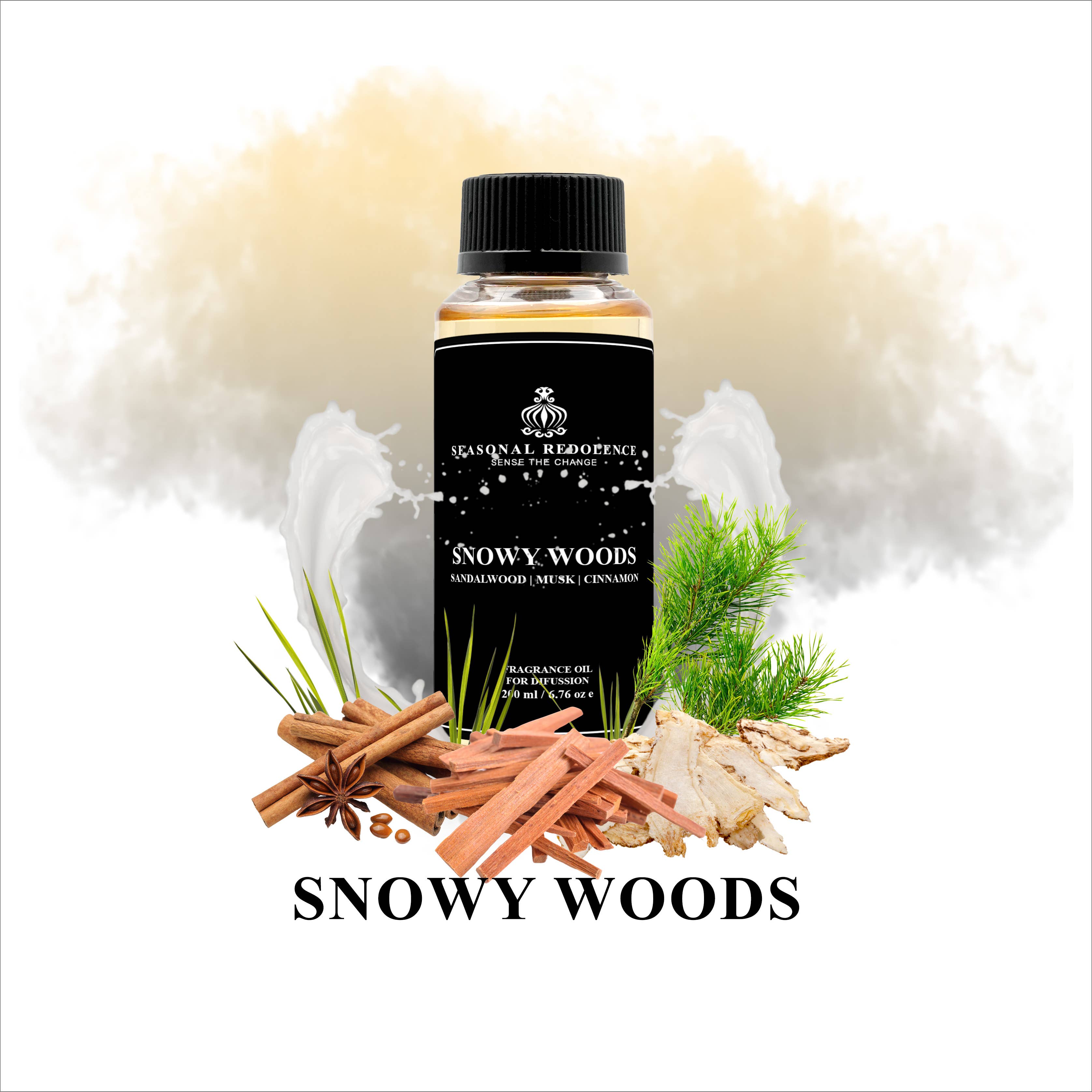 Seasonal Redolence - Vente Recharges de parfum d'ambiance - Diffuseur d'huile de luxe Snowy Woods pour la maison2