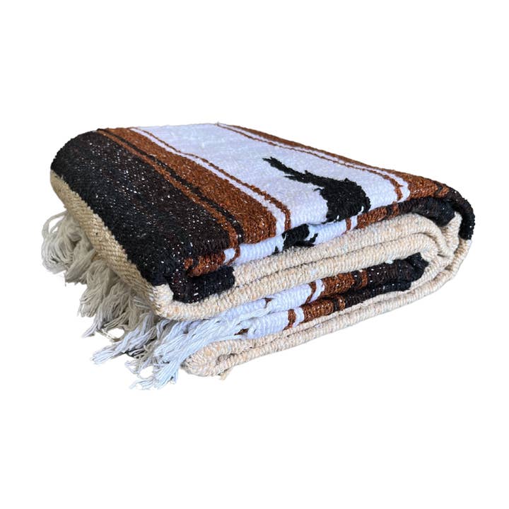 West Path - Wholesale Throw Blanket - Sand & Stone Khaki Mexican Diamond Blanket3