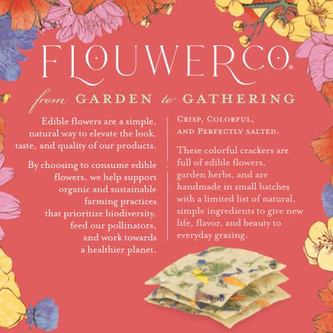 FLOUWER CO. - Wholesale Krokante deegwaren - No. 1 - Ambachtelijke crackers, doos van 126