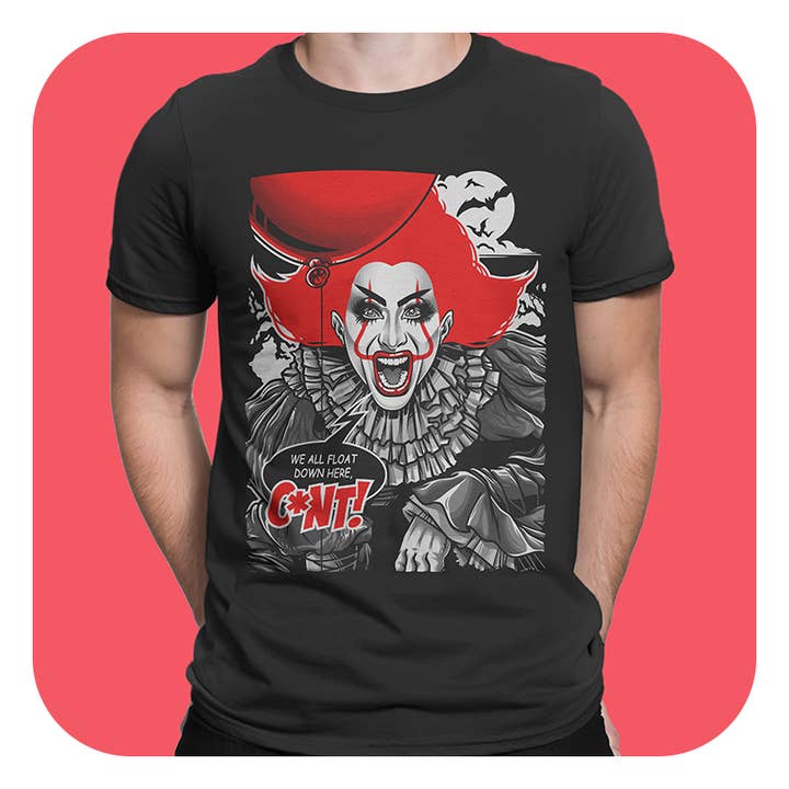 Drag City Bianca Del Rio T-Shirt for engroshandel hos Gilles Bone Illustrations