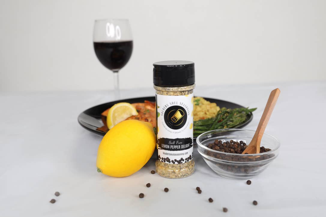 Souders Soul Seasoning - Wholesale Dried Spice Mix - Salt Free Lemon Pepper Delight1