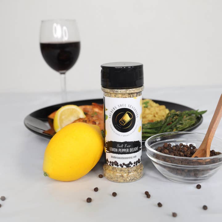 Souders Soul Seasoning - Wholesale Dried Spice Mix - Salt Free Lemon Pepper Delight1
