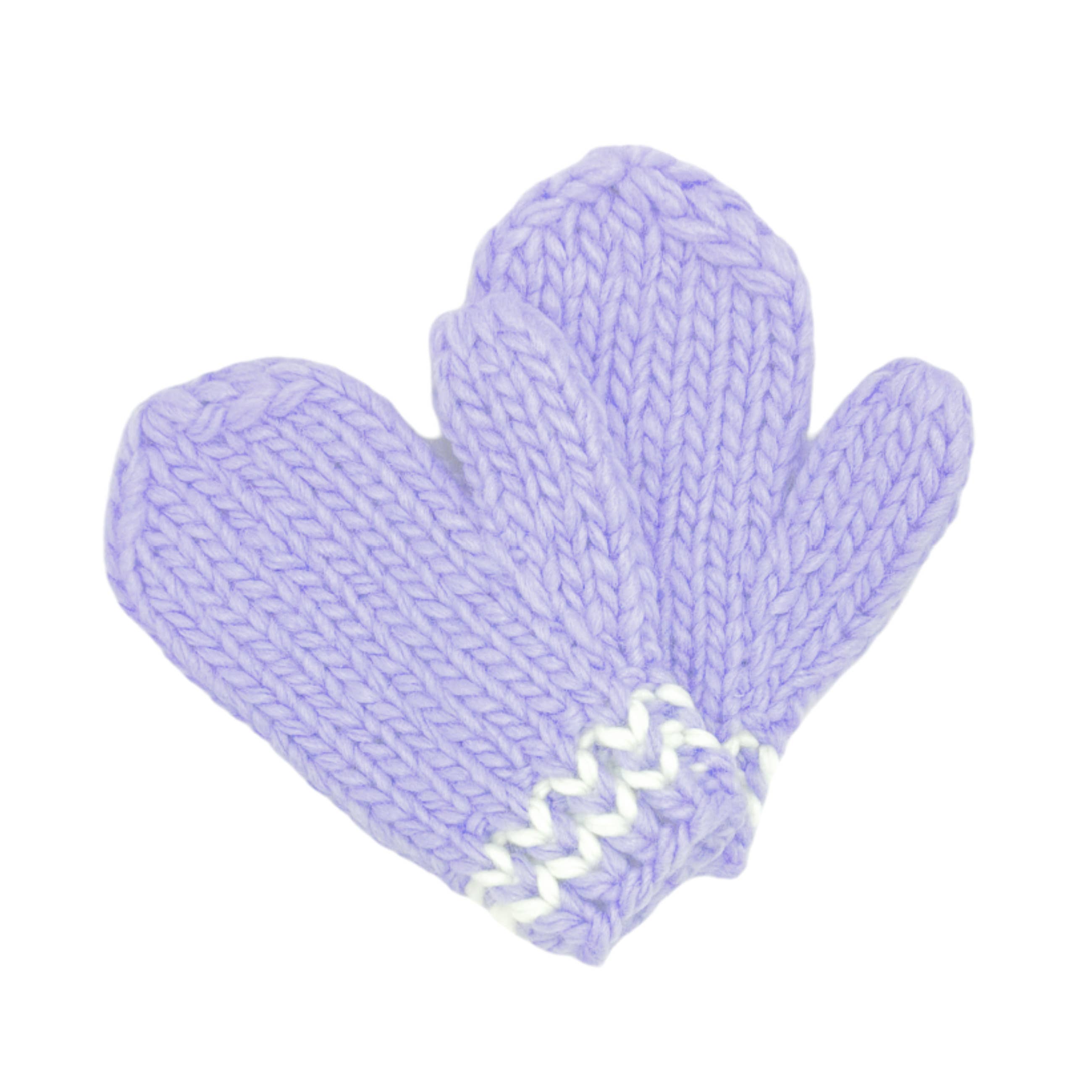 Bits & Bows - Vente Moufles – enfant - Moufles en tricot lavande (Bébé/Tout-petit, Enfant)