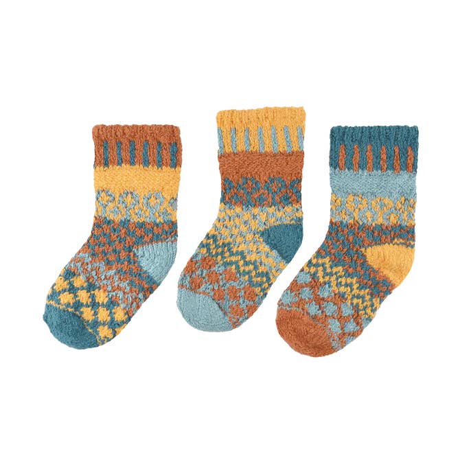 Doodlebug 3 Pack Baby Socks for wholesale by Solmate Canada