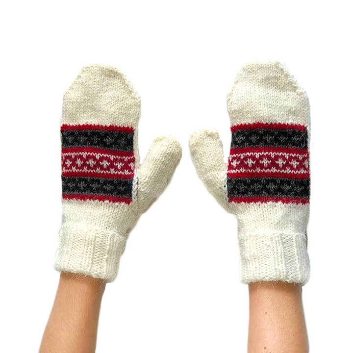 Aasha (Hope) Mittens for wholesale by Fazl