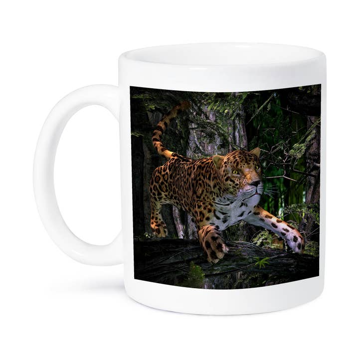 3dRose - Wholesale Coffee Mug - 3dRose, Jaguar in the Jungle, Mug8