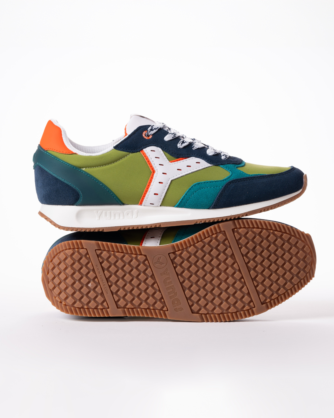 YUMAS - Venta al por mayor Zapatillas urbanas - Hombre - Zapatillas retro para hombre en color verde- Gibson.4