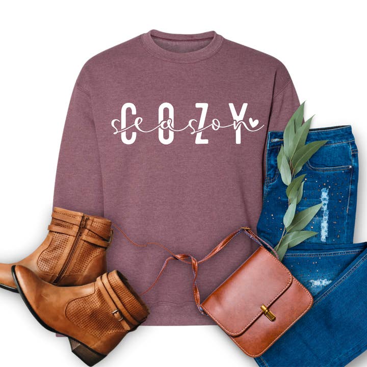 Cuello redondo Cozy Season para venta al por mayor de The Potted Oasis
