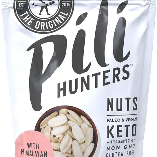 Pili jägare rosa Himalaya salt Pili nötter (1,85 oz) för wholesale av Pili Hunters