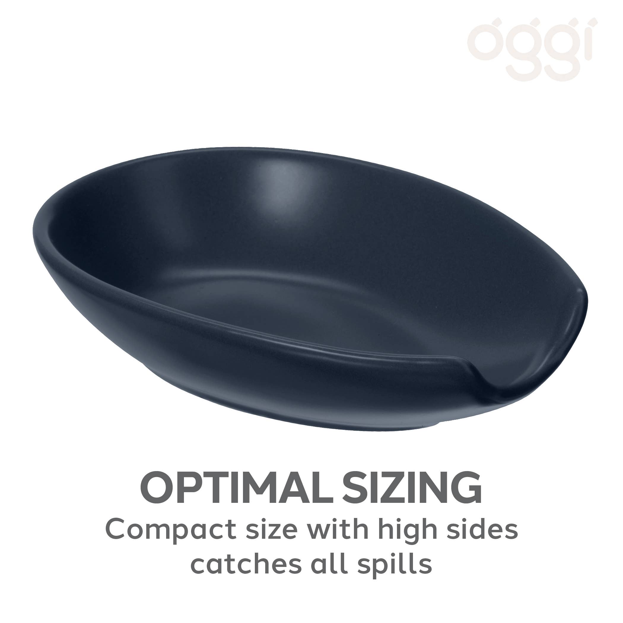 Oggi - Wholesale Spoon Rest - Spoon Rest - Spooner Ceramic (5.25" x 3.5")15