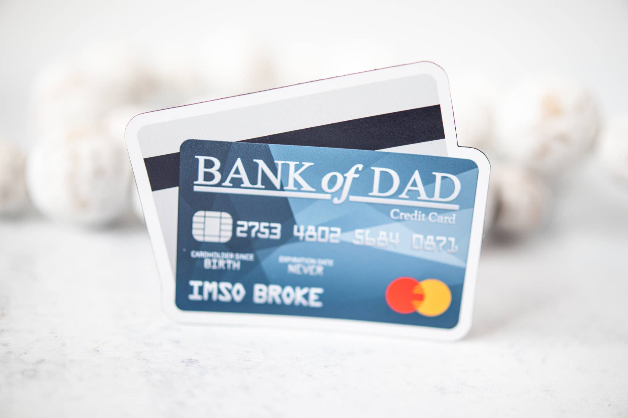 Savannah and James Co - Wholesale Magneet - Bank Of Dad, kaart 3 „x3" magneet3