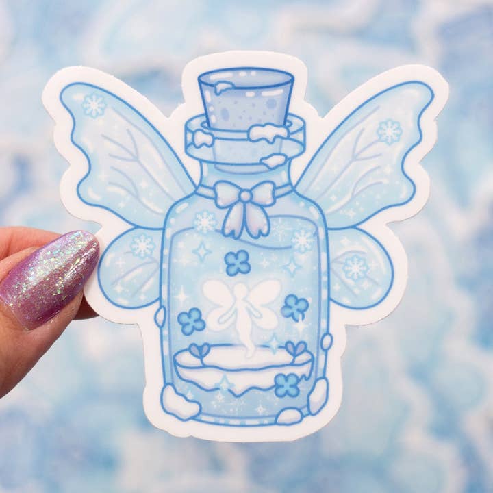 Frozen Fairy Bottle Sticker for wholesale by Unicorn Eclipse