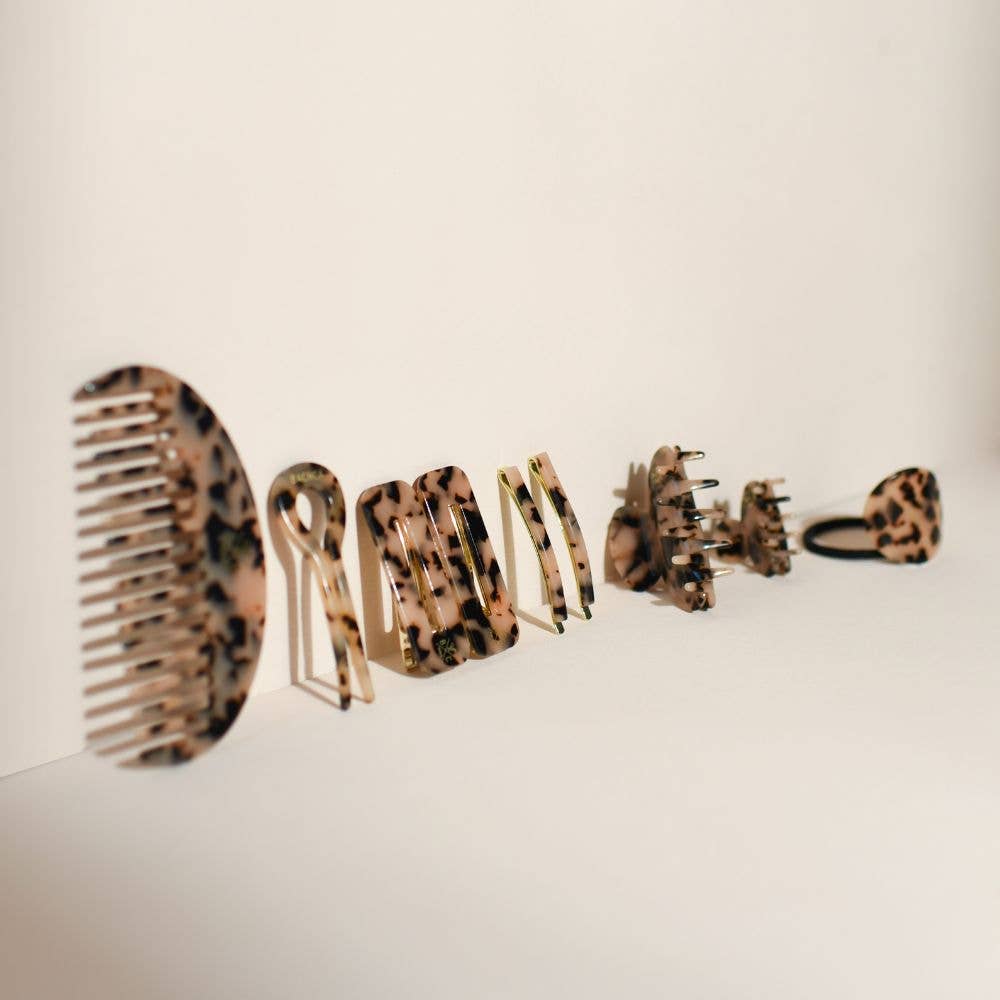 Bachca - Venta al por mayor Conjunto de accesorios para el pelo - Mujer - Kit inicial de accesorios para el cabello con carey2