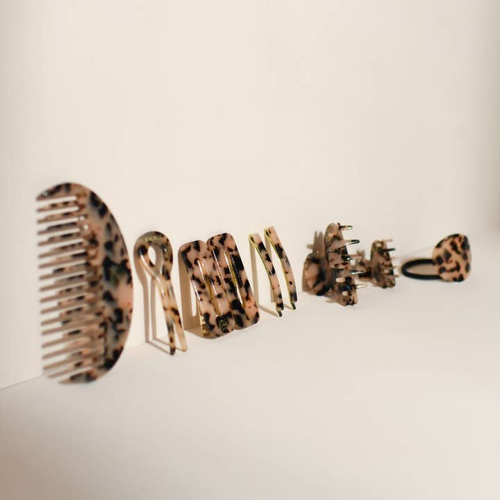 Bachca - Venta al por mayor Conjunto de accesorios para el pelo - Mujer - Kit inicial de accesorios para el cabello con carey2