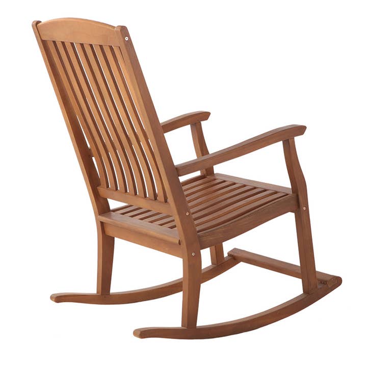 Nordic Teak - Vendita all'ingrosso Sedie a dondolo - Sedia a dondolo in teak oliato stile nordico