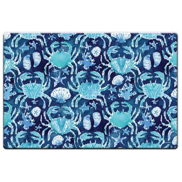 Ocean Fantasy Decorative Comfort Floor Mat 30" x 20" for wholesale by CounterArt/Highland Home/Thirstystone