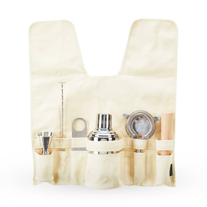 Stainless Steel Travel Barware Set of 7 for wholesale by Viski