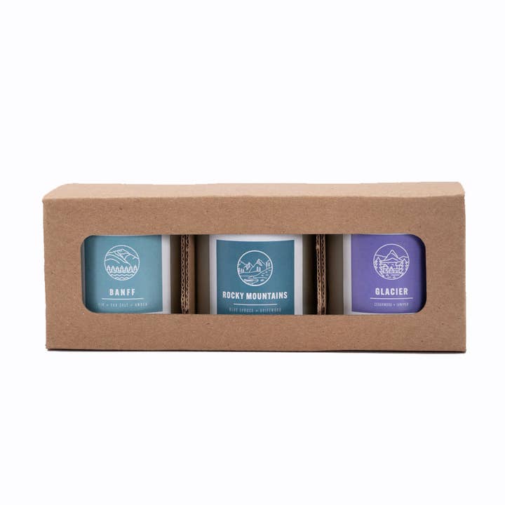 Travel Candle Gift Set (National Parks) for wholesale by One North Candle Company