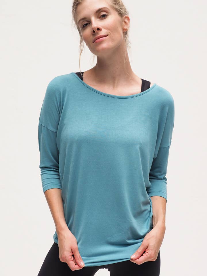 Top Shula turchese per la vendita all'ingrosso da parte di Kismet Yogastyle