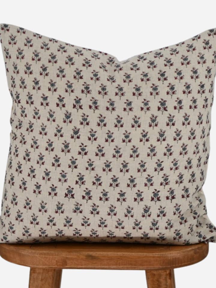 Catelyn Block Print Pillow Cover for wholesale by Thread To Form