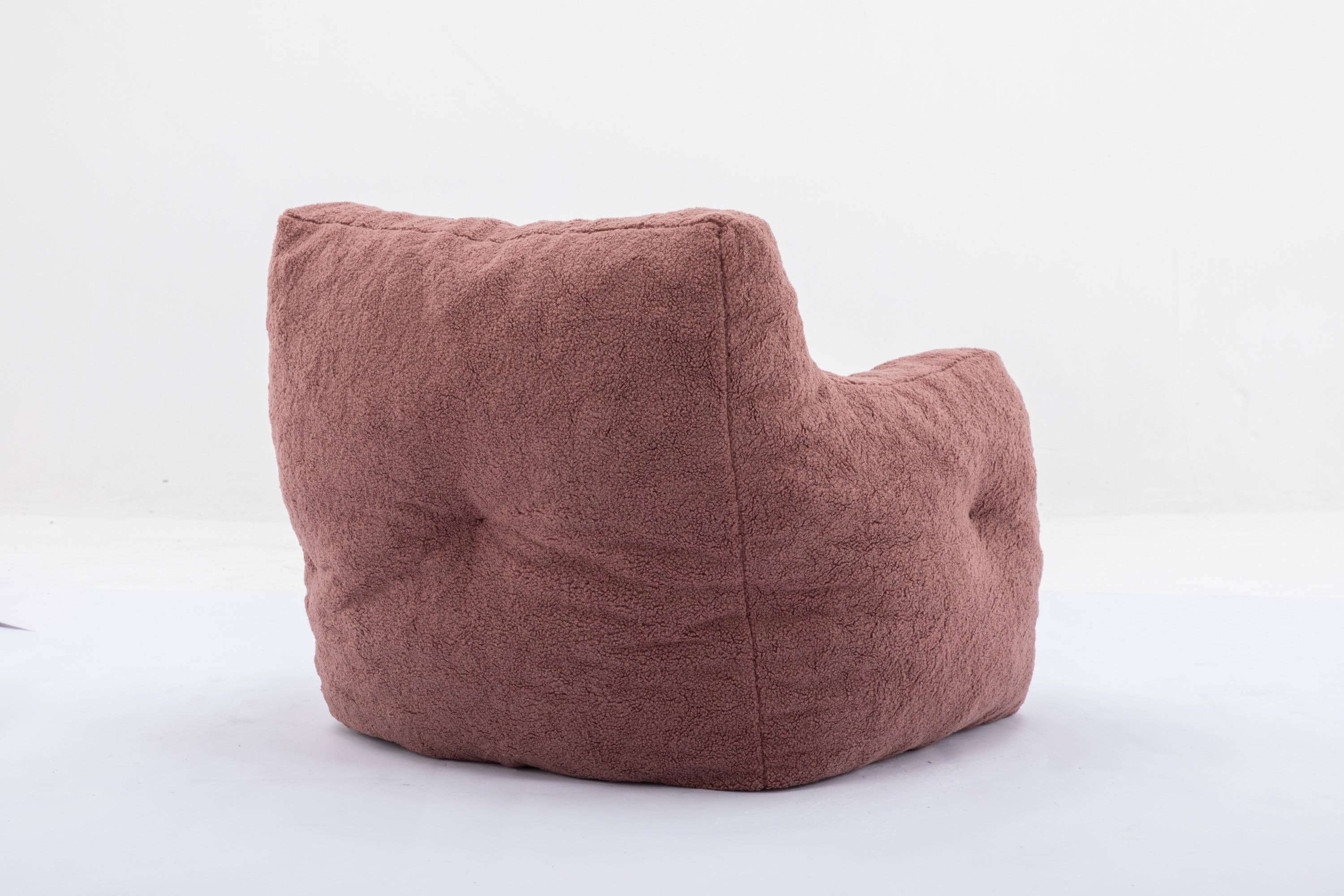 39F Inc. - Wholesale Chair - Tufted Teddy Fabric Bean Bag Chair with Ergonomic Backrest20