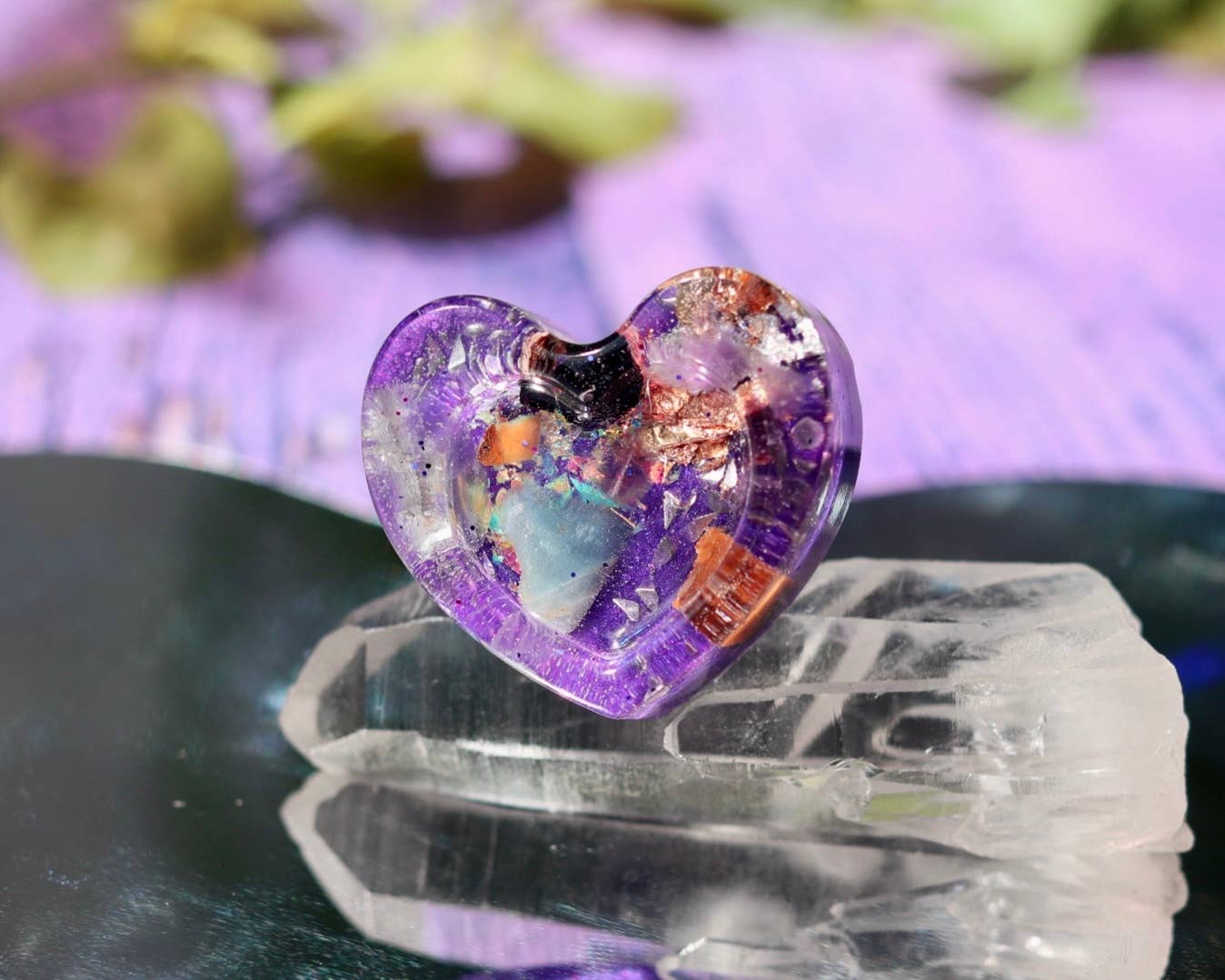 Lucky Luna – wholesale Car Decorative Charm - Unisex – Heart Crystal Car Vent Clip for Travel Anxiety & Protection 9