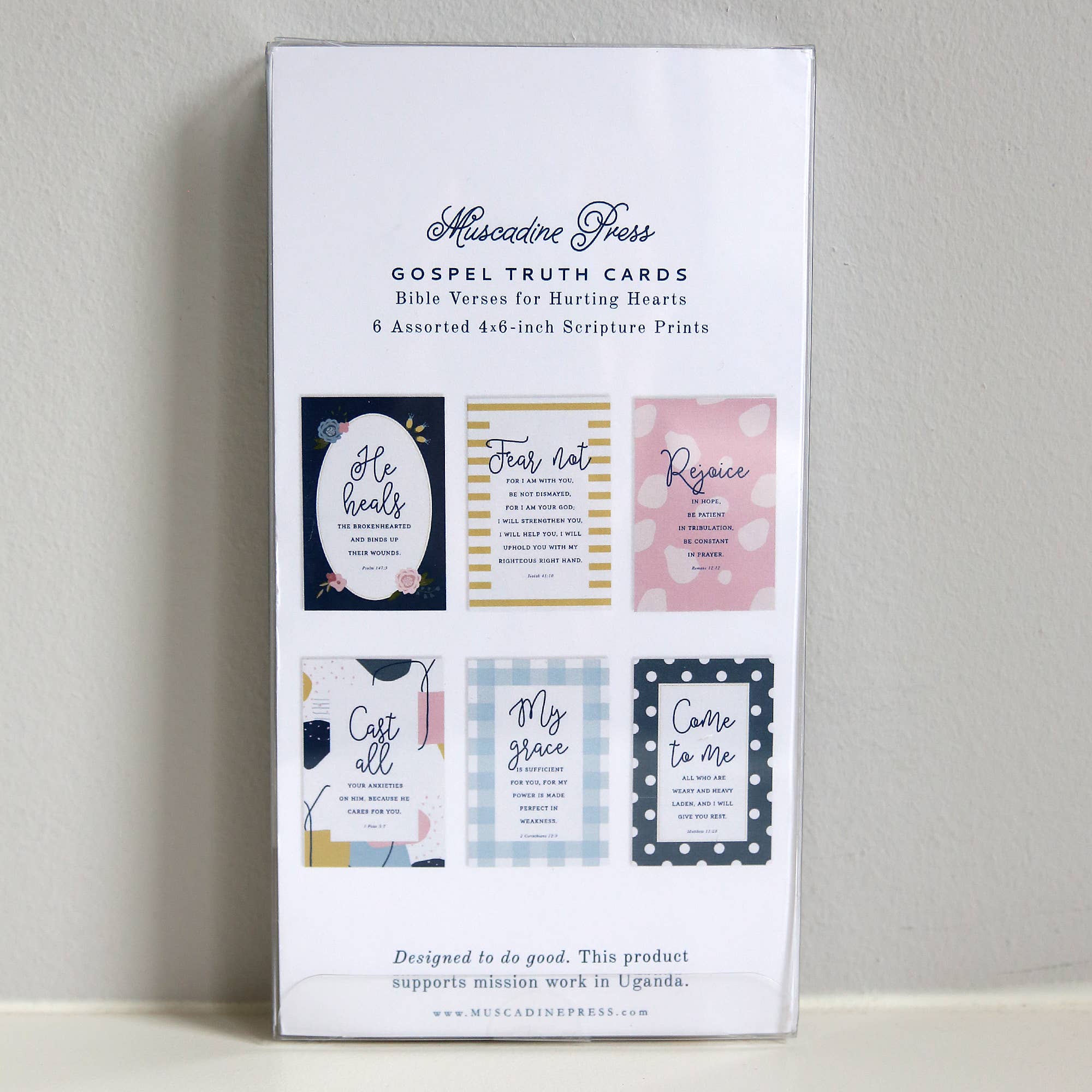 Muscadine Press - Wholesale Religious Card - Gospel Truth Cards, Bible Verses for Hurting Hearts6