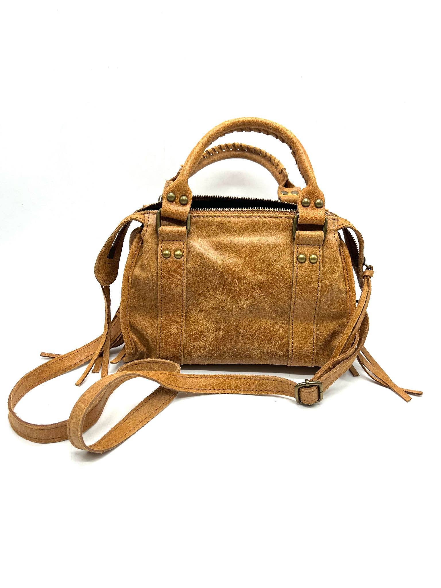 LINETA - Venta al por mayor Bolso con asas - Mujer - Bolso Boston de cuero de vaca - para llevar a mano y al hombro0