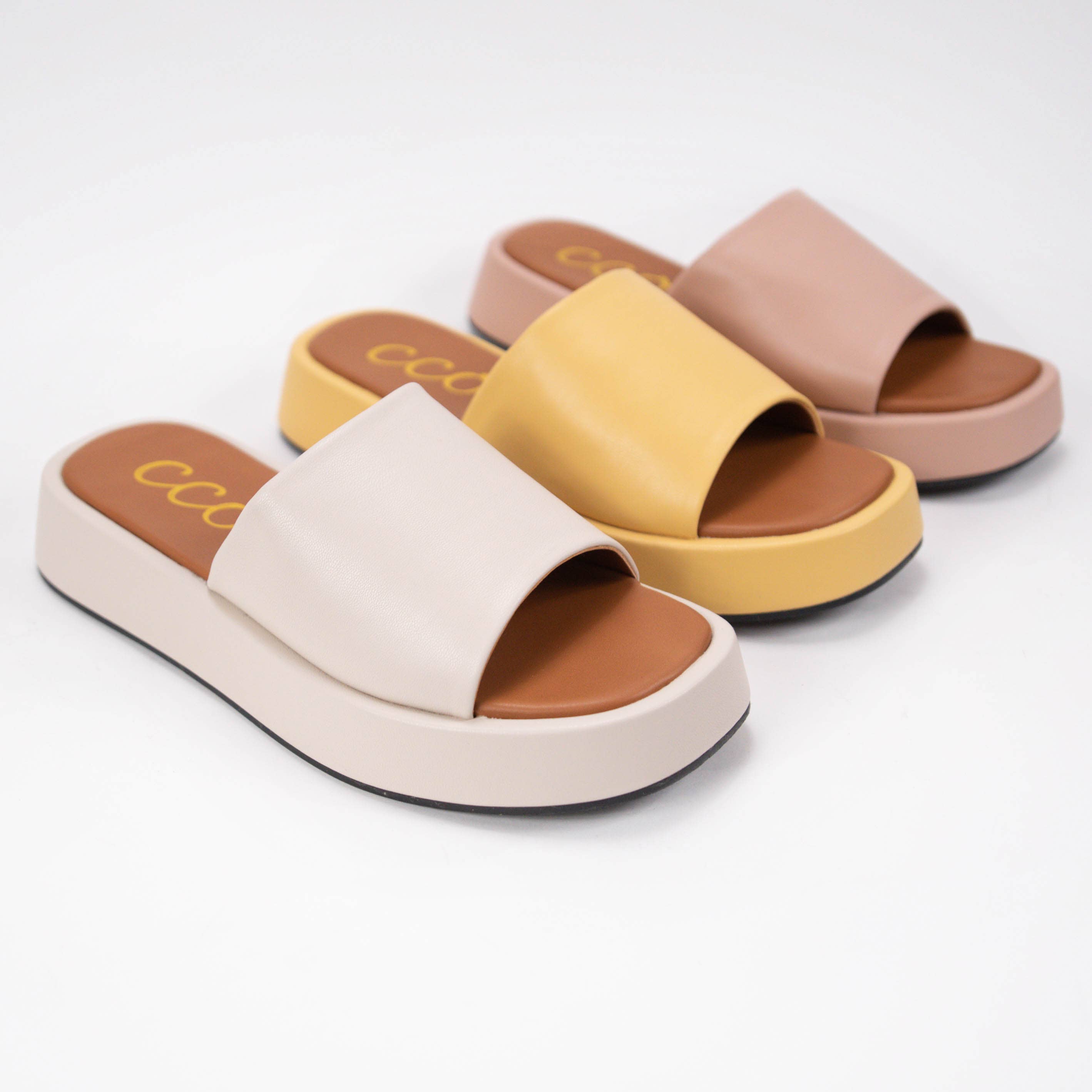 CCOCCI – sandálias - Mulher por atacado – OFERTA SEMANAL TOVE CHUNKY PLATFORM SLIDE SANDAL4