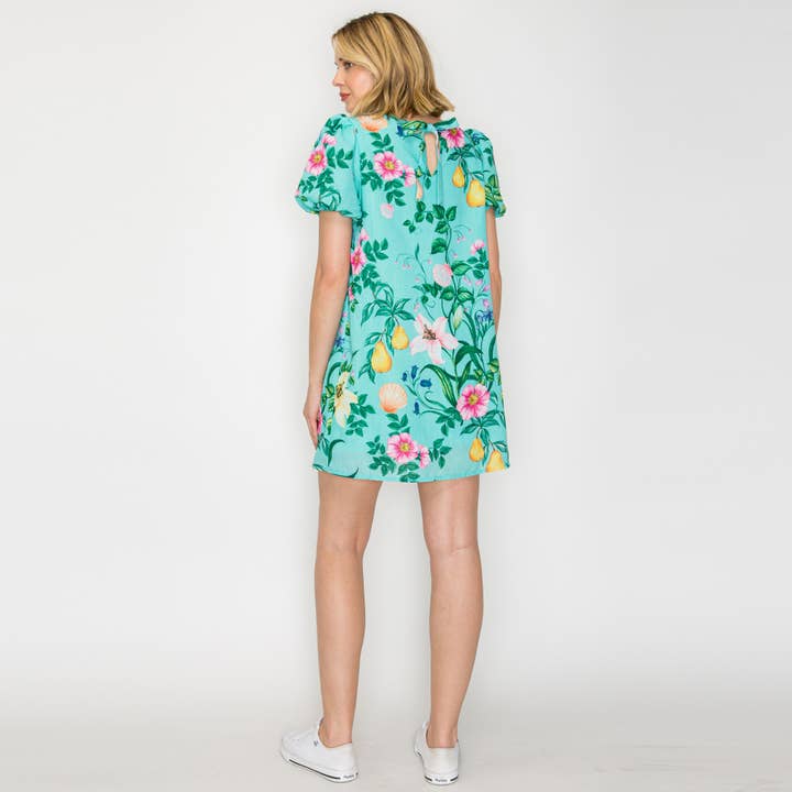 LoveWednesday - Vendita all'ingrosso Vestito - Donna - Abito Mini a Fiori Estivi con Conchiglia - LWD30693