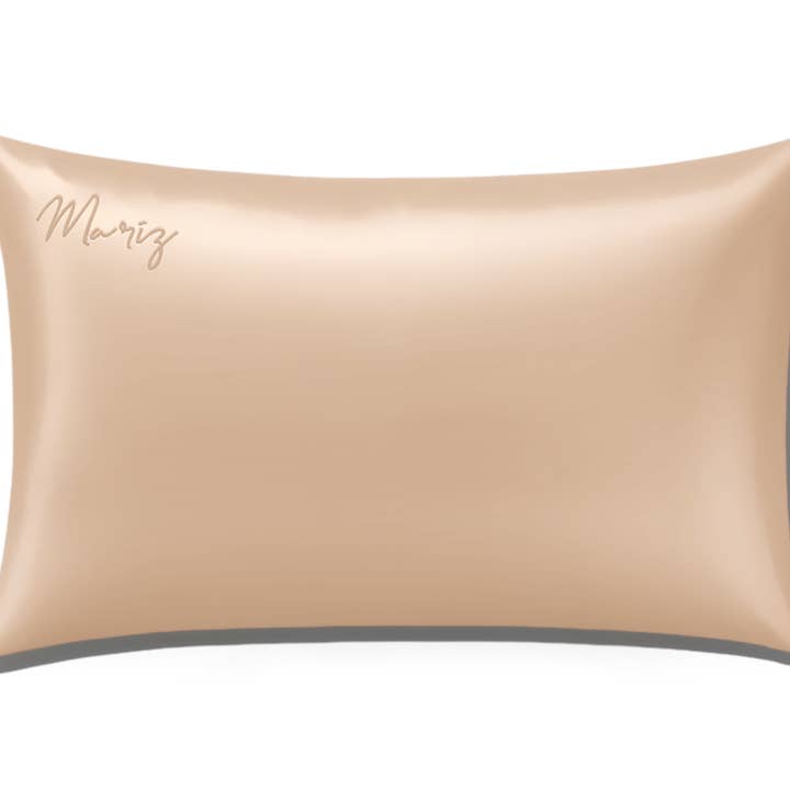 Champagne Washable Silk Pillowcase - Queen for wholesale by MARIZ SILK