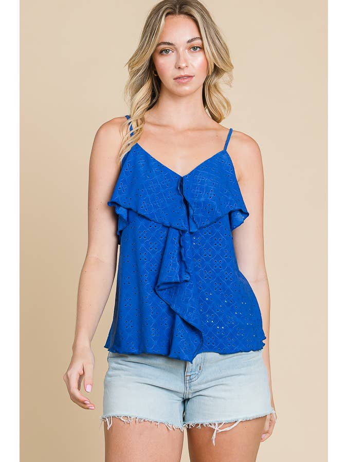 Culture Code - Wholesale Camisole - Women's - CJC1509 - DOUBLE DRAPE RUFFLE CAMI3