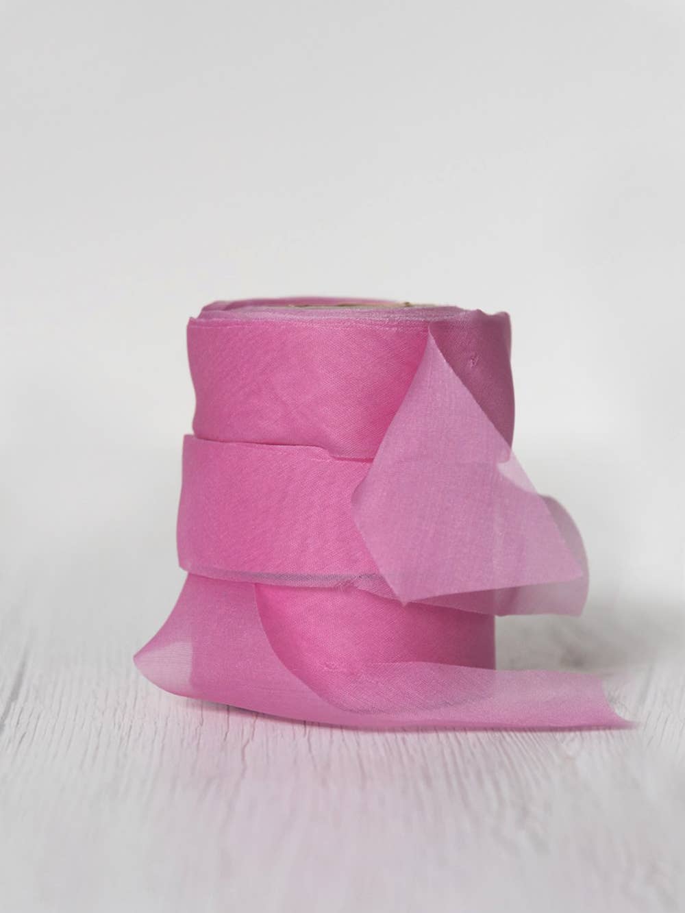 DHG - Wholesale Ribbon - Gift Wrapping - Chiffon 6 Silk Ribbon, 2.5 cm wide - 17m - Solid20