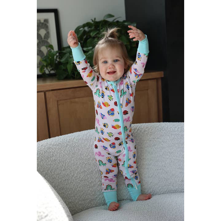 Snug as a Bug Zippered Pajama for wholesale by Wild Crew Clothing