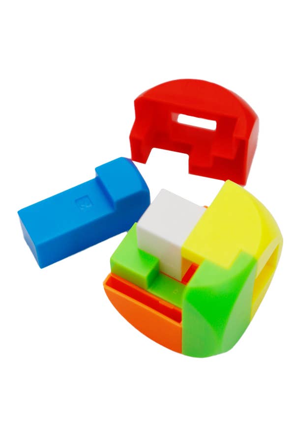 Cap Zone – wholesale Byggsats - Barn – Färgglada 3D geometriska byggsten pussel sensorisk leksak4