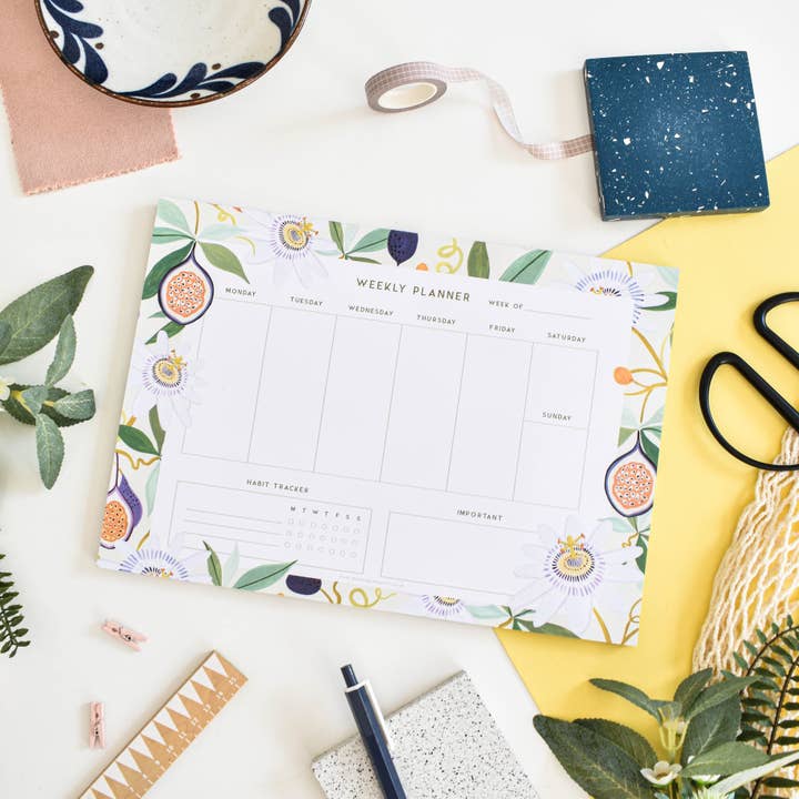 Amber Davenport Art - Wholesale Planner - Passionfruit Weekly Planner