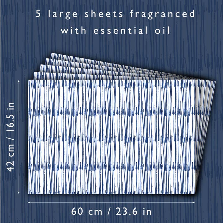 The Master Herbalist - Wholesale Drawer Liner - JAPANESE INK PEN Scented Drawer Liners in Fresh Linen4