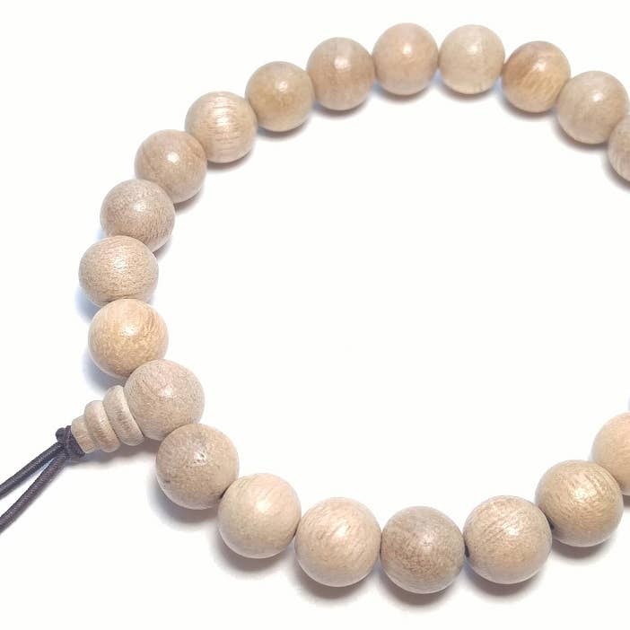 Namu Baru Inc. - Wholesale Beaded Bracelet - Camphor Wood Beaded Bracelet - Wrist Mala - 8mm4